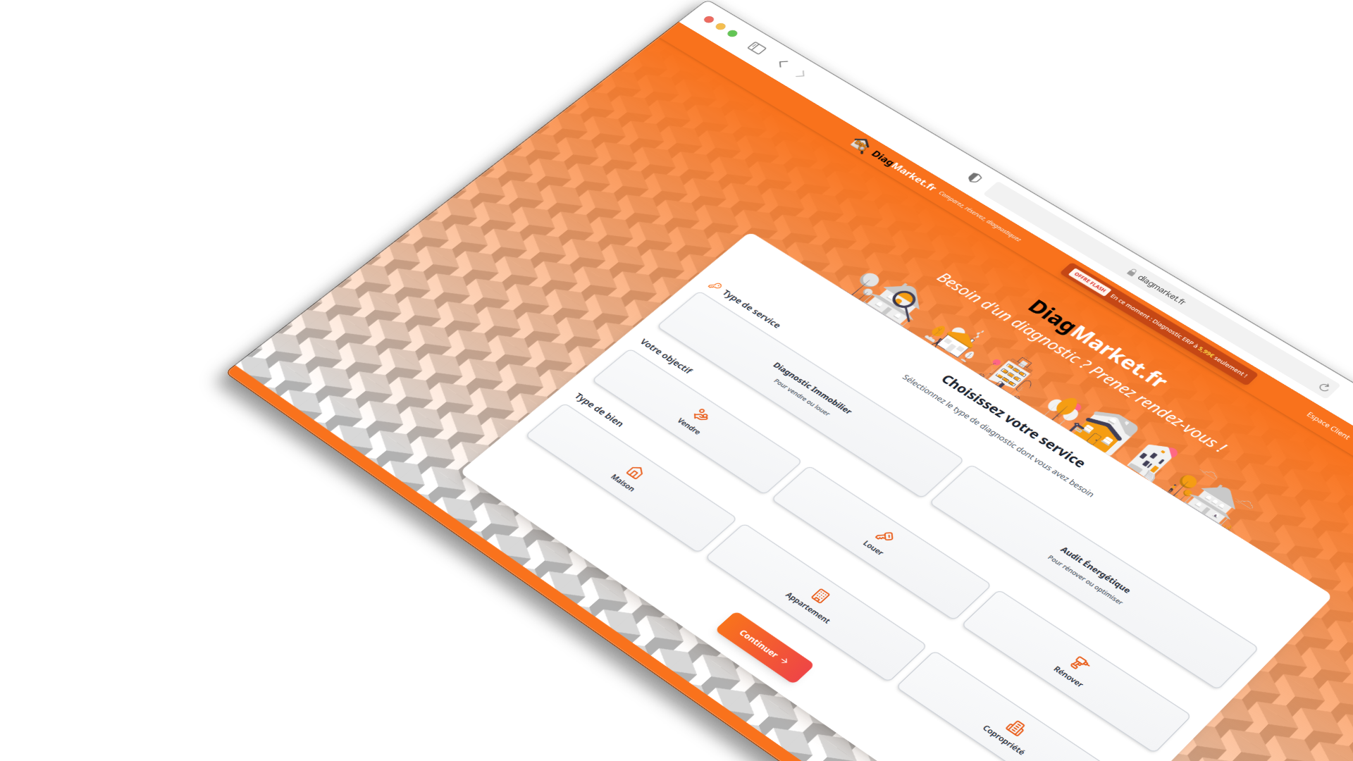 Mockup de Diagmarket.fr